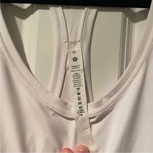 LULULEMON short racer back tank new without tags!